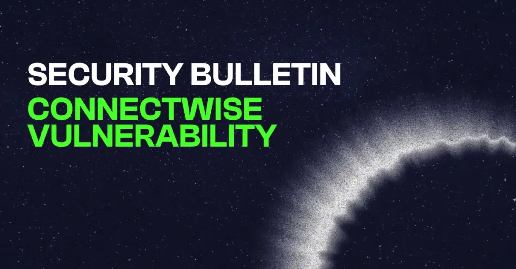 Security Bulletin: ConnectWise Vulnerability